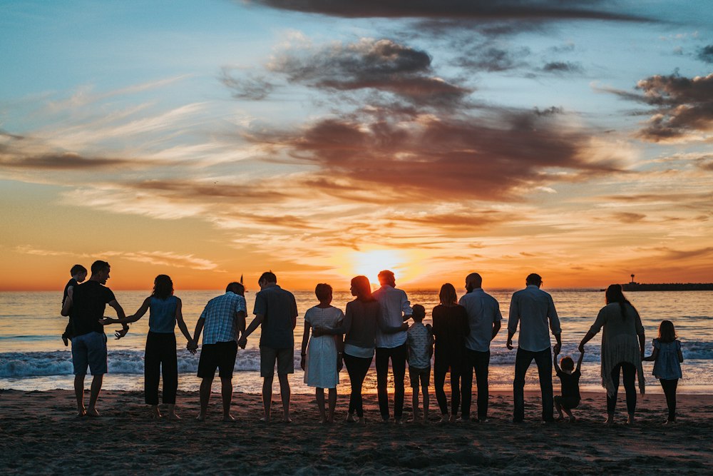 Family showing unity and protection